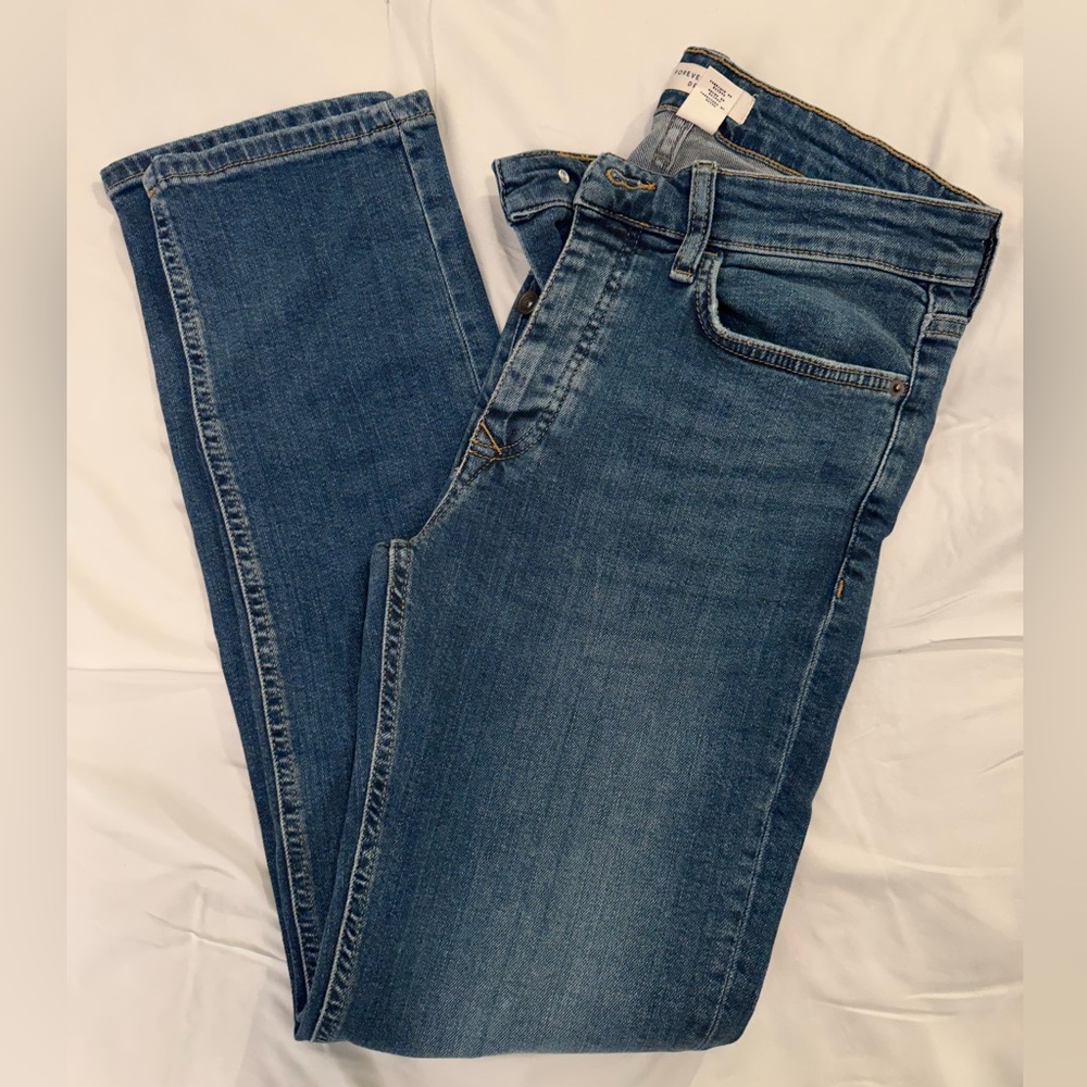 Forever 21 jeans, new, size 32, slim leg